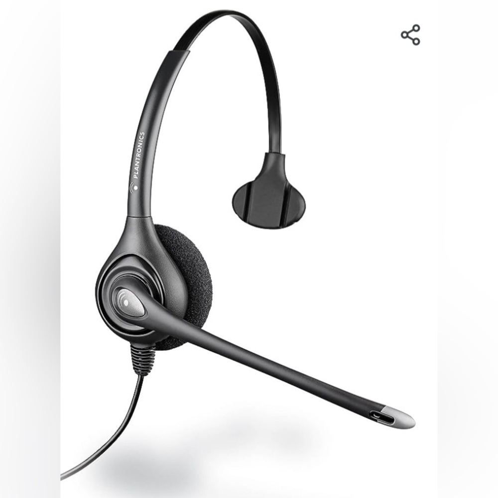 Plantronics HW251N SupraPlus Wideband Headset wired